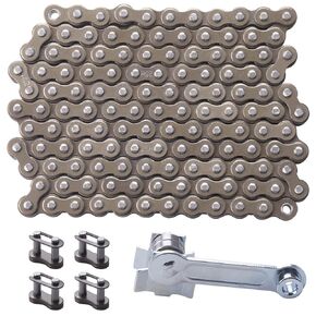 25 Roller Chain 132 Link+ Razor MX500 MX650 Chain Tensioner，#25 Heavy Duty 132 Link Drive Chain fit for Razor MX500 Electric Drive Chain MX650 Dirt Bike Razor SX500 MiniMoto XRF500