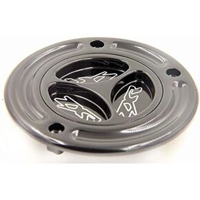 XKMT-Black Keyless Gas Cap Twist Off Aluminum Racing Fuel Tank Cap Compatible With Kawasaki ZX-14R/ ZZR1200 /ZRX1200R /Z1000 /ZX-10R /ZX-9R /ZX-6RR /ZX-6R [B01IT2AD7K]