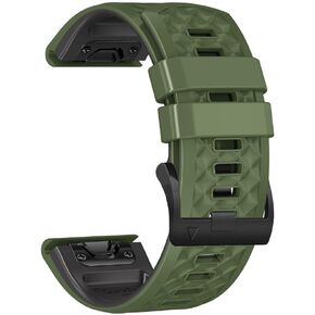 26mm watch band for garmin fenix 7x sapphire solar fenix 6x pro solar fenix 5x 3 hr quick release fit silicone watch strap replacement for garmin epix 2 pro sapphire 51mm Descent MK1/2/2i