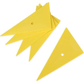 EHDIS Window Tint Vinyl Wrap Tools Triangle Corner Squeegee Car Window Film Installation Application Wrapping Tinting Kit Wallpaper Graphic Decal Plastic Hard Card Squeegee Pack of 5