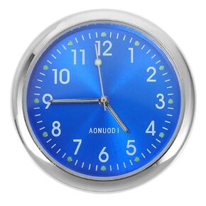 Garneck Car Dashboard Clocks - Automatic Luminous Car Clock Pocket Stick - Mini Quartz Clocks Watch for Vehicle Car Vent Boat Bike