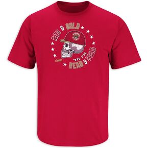 Red & Cold Til I'm Dead and Cold T-Shirt for San Francisco Football Fans (SM-5XL)