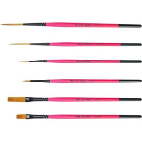 Andrew Mack/Jeral Tidwell Broken Pinkies 6 Brush Set with Synthetic Bristles