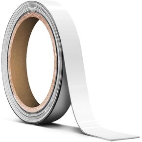 VViViD Ultra Gloss White Air-Release Adhesive Vinyl Pinstripe Tape Roll (1 Inch x 20ft)