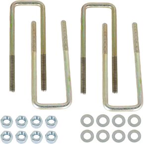 labwork 4 Pcs Square U-Bolts for 2.5 Wide Leaf Replacement for 1988-2019 Chevy Silverado