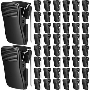 50 Pcs Cubicle Clips Fabric Panel Cubicle Accessories Black Fabric Partition Panel Messages Hooks Office Photos Wall Clips for Notes Memos