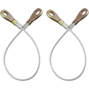 2 Pcs 53045-0006 Tailgate Cable Aftermarket Replacement Parts Compatible for Kawasaki Mule 600 610 XC 610XC Hook Assy Tail Gate.