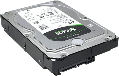 محرك الأقراص الصلبة Seagate Exos 7E8 4TB 512n SATA 128MB Cache 3.5 بوصة - عبوة خالية من الإحباط (ST4000NM0035) (تم تجديده معتمد) in Saudi Arabia