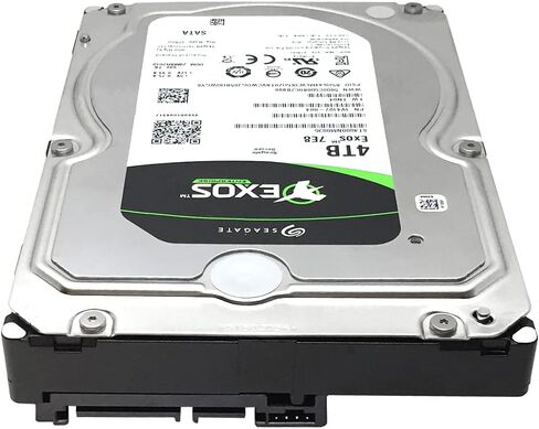 محرك الأقراص الصلبة Seagate Exos 7E8 4TB 512n SATA 128MB Cache 3.5 بوصة - عبوة خالية من الإحباط (ST4000NM0035) (تم تجديده معتمد) in Saudi Arabia
