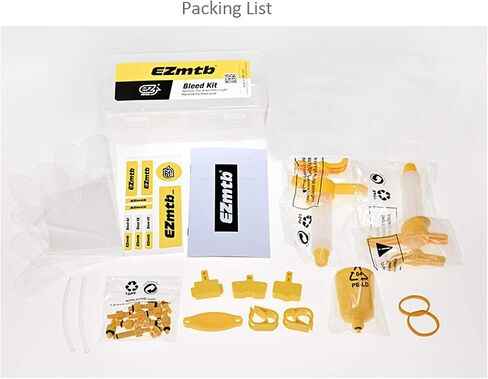 Mountain Bike Hydraulic Disc Brake DOT Mineral Oil Bleed Kit for AVID Formula Hanyes Echo Shimano Tekro HS33 Magura Nutt in Saudi Arabia