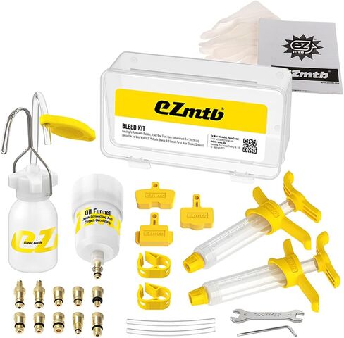 Mountain Bike Hydraulic Disc Brake DOT Mineral Oil Bleed Kit for AVID Formula Hanyes Echo Shimano Tekro HS33 Magura Nutt in Saudi Arabia