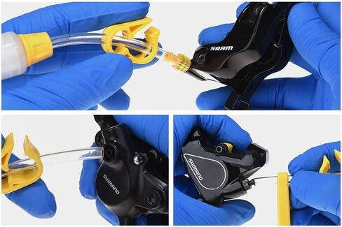 Mountain Bike Hydraulic Disc Brake DOT Mineral Oil Bleed Kit for AVID Formula Hanyes Echo Shimano Tekro HS33 Magura Nutt in Saudi Arabia