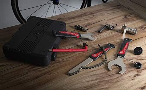 مجموعة أدوات إصلاح الدراجة الهوائية المكونة من 9 قطع من Bikehand - مجموعة أدوات عالية الجودة لصيانة الدراجة الجبلية على الطريق في حقيبة تخزين أنيقة in Kuwait