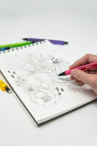 قلم رصاص ميكانيكي Z-Grip Plus من زيبرا، 0.7 مم، مع رصاص وممحاة، ألوان أسطوانية متنوعة، برتقالي، أصفر، أخضر، 3 عبوات (55703) in Saudi Arabia