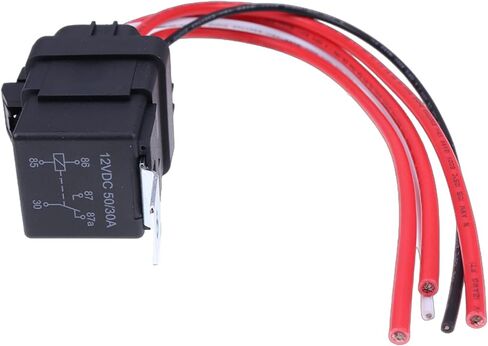 50/30 Amp 600 Watts 12 Volts Weatherproof Automotive Relay and Socket Kit in Saudi Arabia