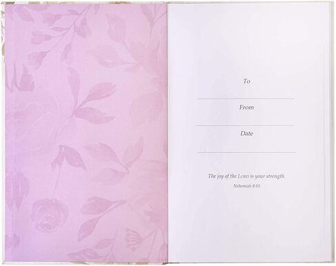 Christian Art Gifts Flexcover Journal | For I Know The Plans – Jeremiah 29:11 Bible Verse | Floral Inspirational Notebook w/128 Lined Pages, 5.5" x 8.5" in Saudi Arabia
