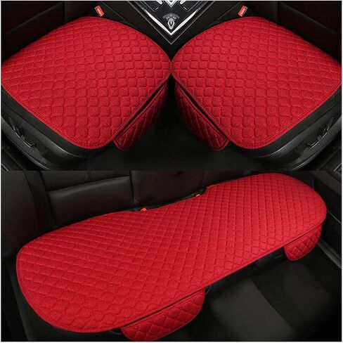 Car Seat Cover/Protector, Car Seat Cushion, Breathable, Comfort, Universal for Most Vehicles, Automotive Interior Seat Protector, Car Seat Cover for Men and Women (Beige) in Saudi Arabia