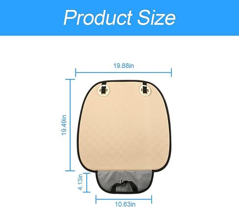 Car Seat Cover/Protector, Car Seat Cushion, Breathable, Comfort, Universal for Most Vehicles, Automotive Interior Seat Protector, Car Seat Cover for Men and Women (Beige) in Saudi Arabia