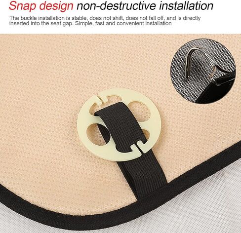 Car Seat Cover/Protector, Car Seat Cushion, Breathable, Comfort, Universal for Most Vehicles, Automotive Interior Seat Protector, Car Seat Cover for Men and Women (Beige) in Saudi Arabia