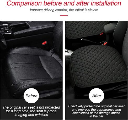 Car Seat Cover/Protector, Car Seat Cushion, Breathable, Comfort, Universal for Most Vehicles, Automotive Interior Seat Protector, Car Seat Cover for Men and Women (Beige) in Saudi Arabia