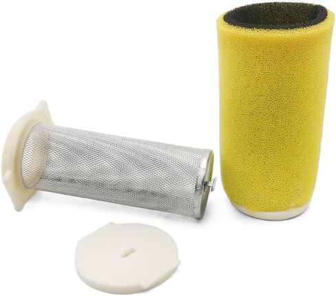 Air Filter, Guide and End Cap Kit Compatible with Yamaha Kodiak 400 YFM400A YFM400FA YFM400FAH 2000-2002, Replaces 5GH-14458-01-00 5GH-14458-01 in Saudi Arabia