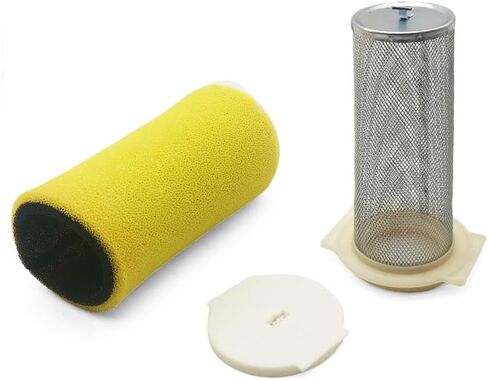 Air Filter, Guide and End Cap Kit Compatible with Yamaha Kodiak 400 YFM400A YFM400FA YFM400FAH 2000-2002, Replaces 5GH-14458-01-00 5GH-14458-01 in Saudi Arabia