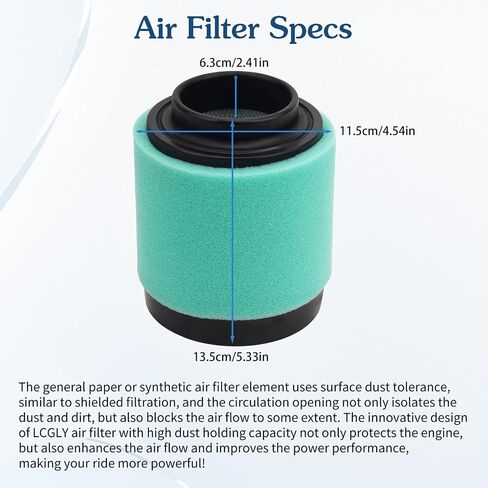 Air Filter 1253372 & Oil Filter 2520799 3084963 Compatible with Polaris Magnum 325 330 2x4 4x4 2001-2002 2003-2006 ATP 330 4x4 2004-2005 Trail Blazer 330 2008-2009 Trail Boss 325 330 2001-2009 in Saudi Arabia
