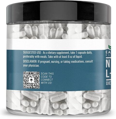 Earthborn Elements N-Acetyl L-Tyrosine (NALT) 200 Capsules, Pure & Undiluted, No Additives in Saudi Arabia