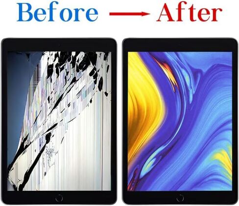شاشة LCD بديلة مقاس 10.5 بوصة لجهاز iPad Air 3 (الجيل الثالث) 2019 A2152 A2123 A2153 A2154 مجموعة شاشة LCD ومحول رقمي زجاجي يعمل باللمس ومجموعة إصلاح ممتازة (أسود) in Kuwait