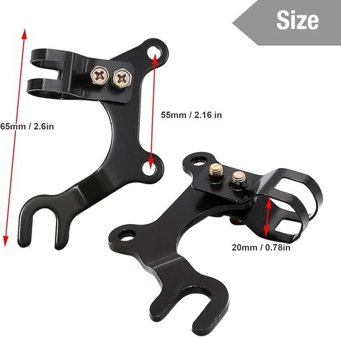 2 x Disc Brake Conversion Bracket 7/8“, Brake Bracket Adapter Suitable for Bikes, Mountain Bikes and Road Bikes in Kuwait