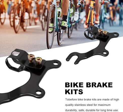 2 x Disc Brake Conversion Bracket 7/8“, Brake Bracket Adapter Suitable for Bikes, Mountain Bikes and Road Bikes in Kuwait