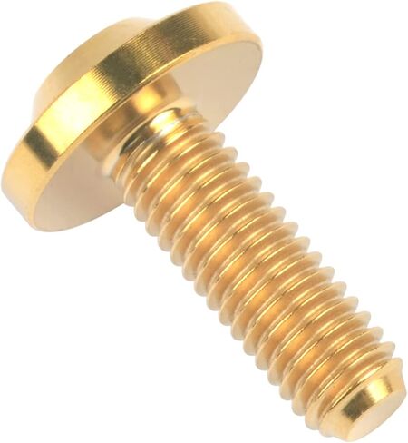 مسمار مسمار برأس توركس من التيتانيوم Ti M5x10 12 15 20 25 30 35 مم للدراجات النارية (M5x10mm، أسود) in Kuwait