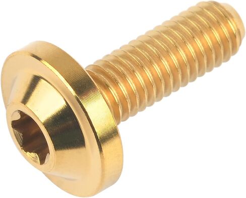 مسمار مسمار برأس توركس من التيتانيوم Ti M5x10 12 15 20 25 30 35 مم للدراجات النارية (M5x10mm، أسود) in Kuwait
