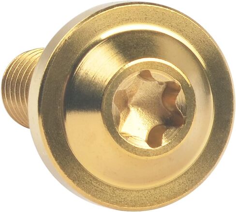 مسمار مسمار برأس توركس من التيتانيوم Ti M5x10 12 15 20 25 30 35 مم للدراجات النارية (M5x10mm، أسود) in Kuwait