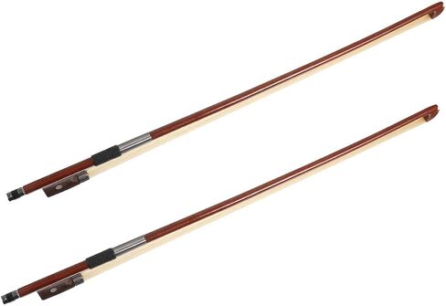 Vaguelly 2PCS الكمان العالمي القوس الموسيقي الكمان القوس مع شعر الحصان الكمان القوس القوس عصا الكمان القوس استبدال مكون أجزاء الأداة أداة استبدال الكمان القوس استبدال الموسيقى in Kuwait