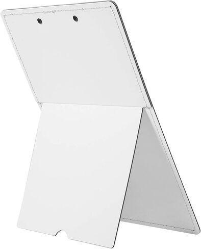 Easel Clipboard Desktop Document Holder for Typing Standing Clipboard for Desk, Holds Letter Size and A4 Size Documents, Folds Flat for Storage,9 x 13 inches (White) in Saudi Arabia