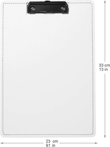 Easel Clipboard Desktop Document Holder for Typing Standing Clipboard for Desk, Holds Letter Size and A4 Size Documents, Folds Flat for Storage,9 x 13 inches (White) in Saudi Arabia