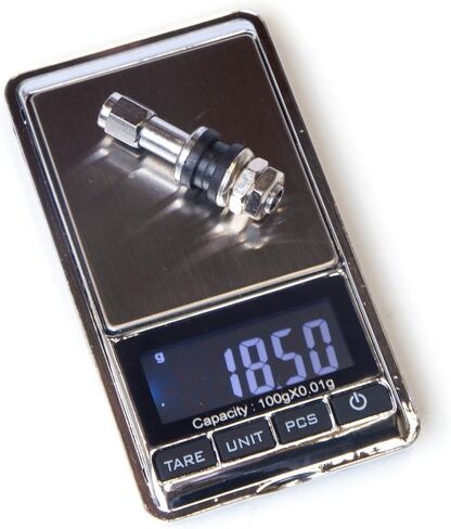 Circuit Performance VS43 Chrome Bolt-in Valve Stems 43mm (Set of 4) in Saudi Arabia