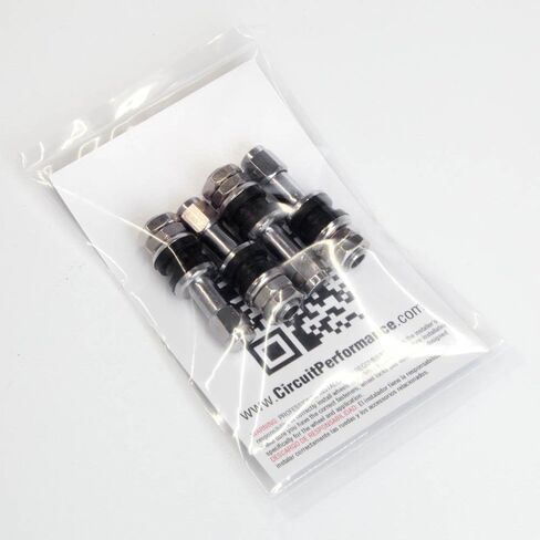 Circuit Performance VS43 Chrome Bolt-in Valve Stems 43mm (Set of 4) in Saudi Arabia