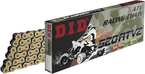 DID (520ATV2-92) Gold 92 Link High Performance X-Ring ATV Chain with Connecting Link in Saudi Arabia