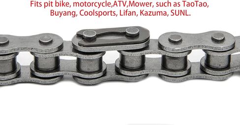 سلسلة دراجات بمحرك 415H 110L + قاطع سلسلة، متوافقة مع 49cc 60cc 66cc 80cc محرك ثنائي الشوط للدراجة شديدة التحمل وأجزاء سباق عالية الطاقة in Kuwait