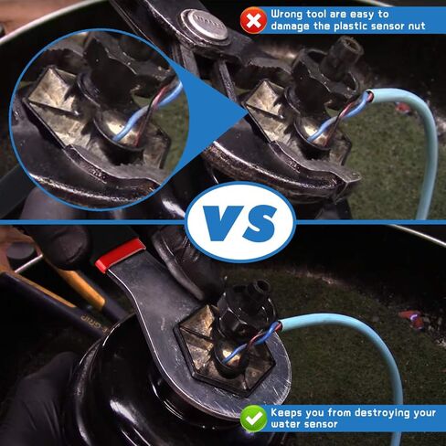 مفتاح مستشعر مياه احترافي، مفتاح فلتر الوقود، يعمل مع شاحنات رام 2013-2017 مع محرك الكمون 6.7، يحمي صامولة المستشعر، سهل الإحضار in Kuwait