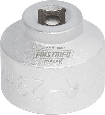 مفتاح فلتر زيت FIRSTINFO F3546LR 3/8 بوصة 90.2 مم 15 مزمار، متوافق مع Land Rover & Jaguar - يناسب محركات الغاز 3.0L و5.0L in Kuwait