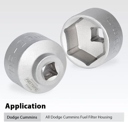 مفتاح فلتر زيت FIRSTINFO F3546LR 3/8 بوصة 90.2 مم 15 مزمار، متوافق مع Land Rover & Jaguar - يناسب محركات الغاز 3.0L و5.0L in Kuwait