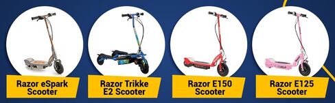 مجموعة وحدة التحكم والخانق لـ Razor E100 - وحدة التحكم OEM 24V البديلة وأجزاء الخانق الملتوية لـ Razor E100 (V10+)، E125 (V10+)، E150، eSpark - 7 موصلات، صمام خانق ذو 4 دبابيس، ZK2400-DP-FS in Kuwait