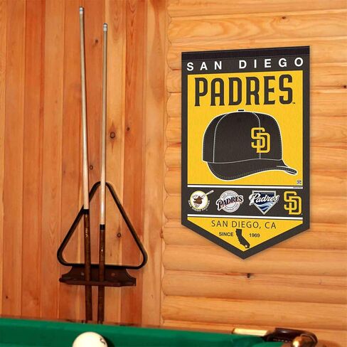 San Diego Padres Heritage History Banner Pennant in Saudi Arabia
