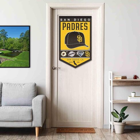 San Diego Padres Heritage History Banner Pennant in Saudi Arabia