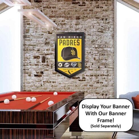 San Diego Padres Heritage History Banner Pennant in Saudi Arabia
