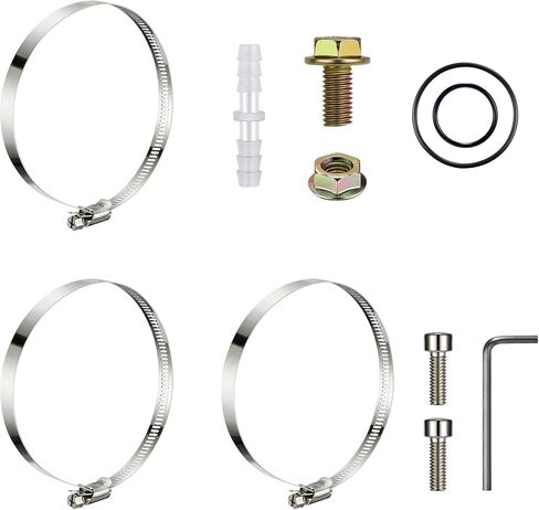 مجموعة مدخل الهواء البارد SPELAB لسيارة Ford 2003-2007 Ford 6.0L Powerstroke Diesel F250 F350 F450 F550 (أحمر) in Kuwait
