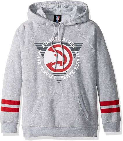 Ultra Game Women's Soft Fleece Pullover Hoodie Sweatshirt with Varsity Stripe in Saudi Arabia